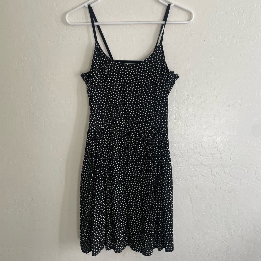 Polka Dot Strappy Back Dress